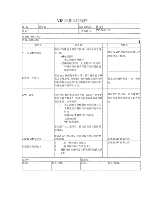 VIP准备工作程序.docx