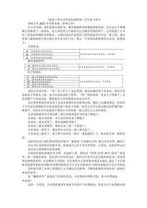 《建设工程企业资质标准框架》的分析与思考（企业资质标准框架分析和看法）.docx