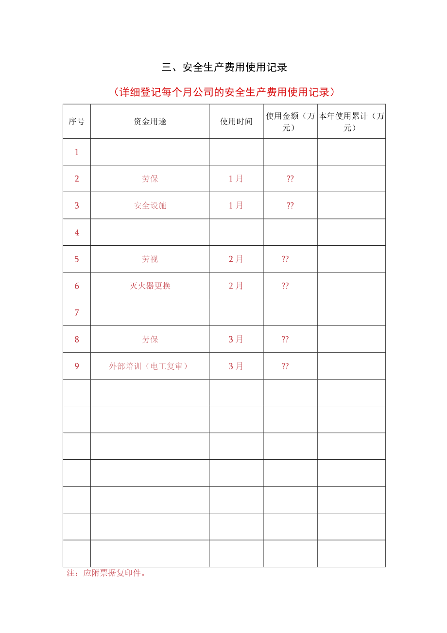 03-05-安全生产费用使用记录.docx_第1页