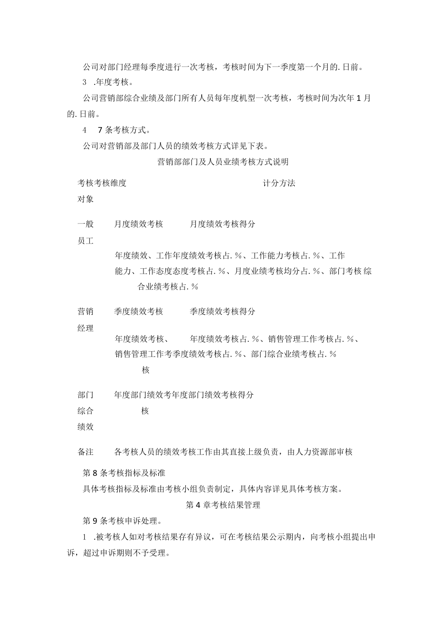 [全]营销绩效考核规范.docx_第2页