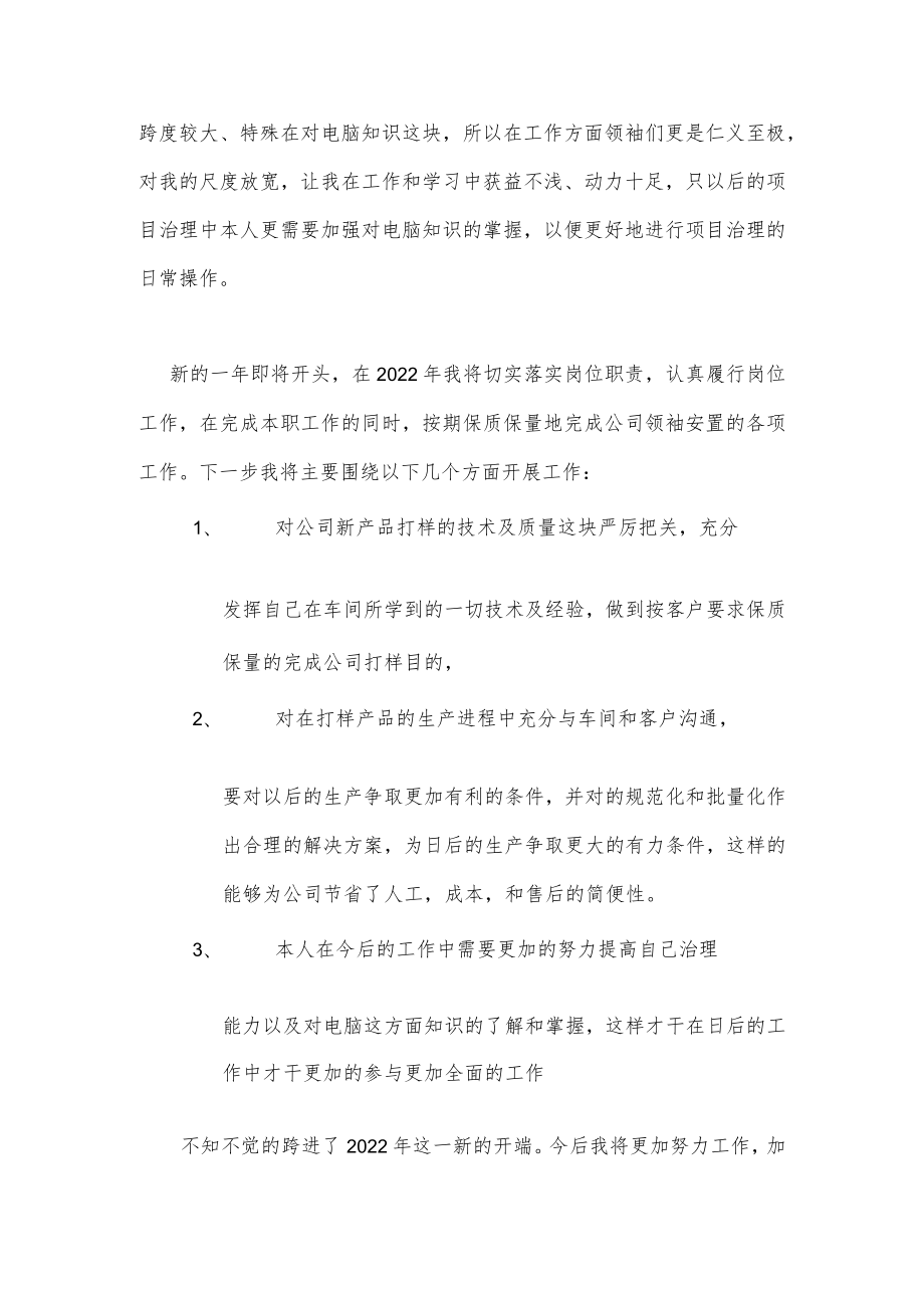 2022年项目经理个人年终工作总结报告.docx_第2页