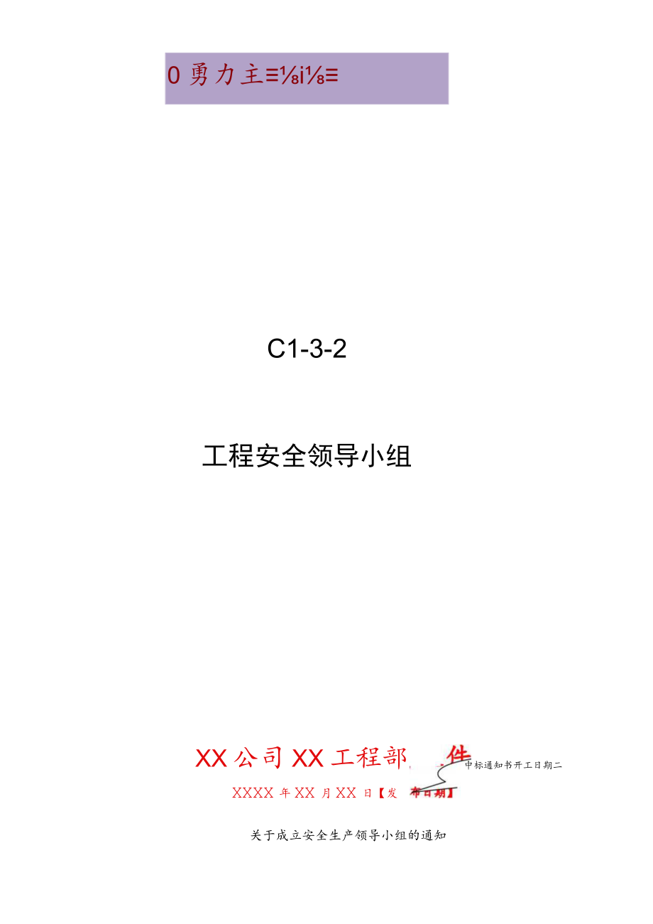 C1-3-2 项目安全领导小组.docx_第1页