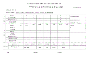 GZCTZX-JL-095-空气中硫化氢分光光度法原始数据记录表.docx