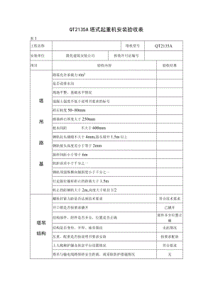 QT2135A塔式起重机安装验收表.docx