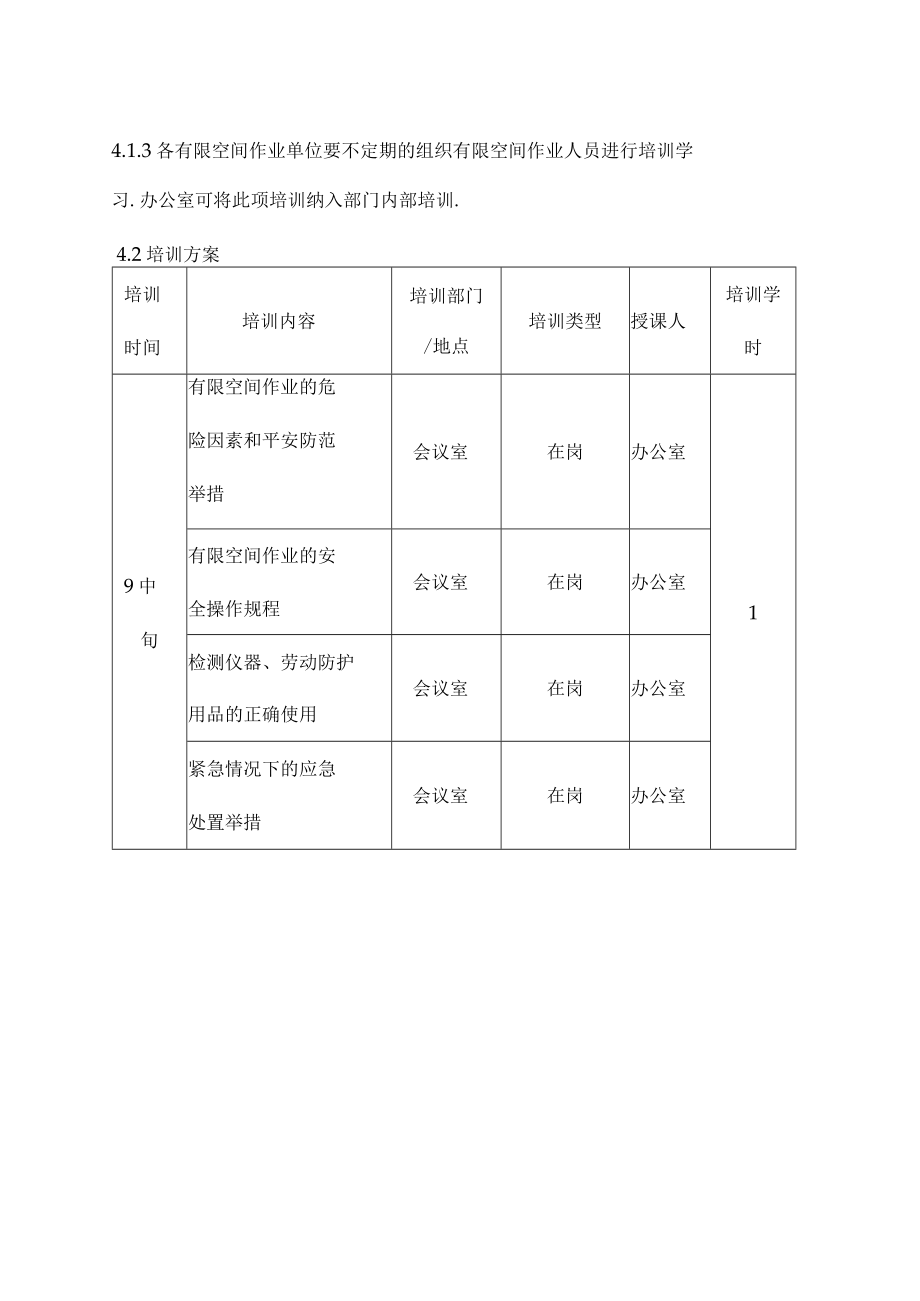 2021年有限空间教育培训计划.docx_第3页