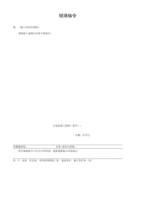 公司现场指令.docx