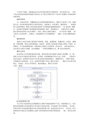 不良资产处置的具体流程和法律风险 附不良资产清收处置的法律合规风险和防范对策.docx