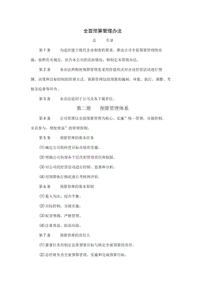 全面预算管理办法.docx