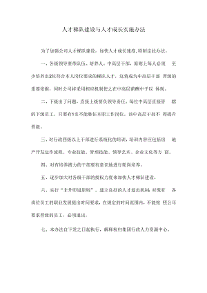 人才梯队建设与人才成长实施办法.docx