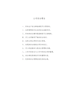 公司安全理念.docx