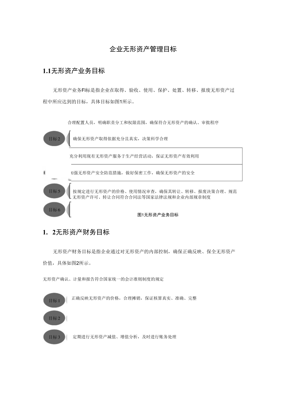 企业无形资产管理目标及业务风险.docx_第1页