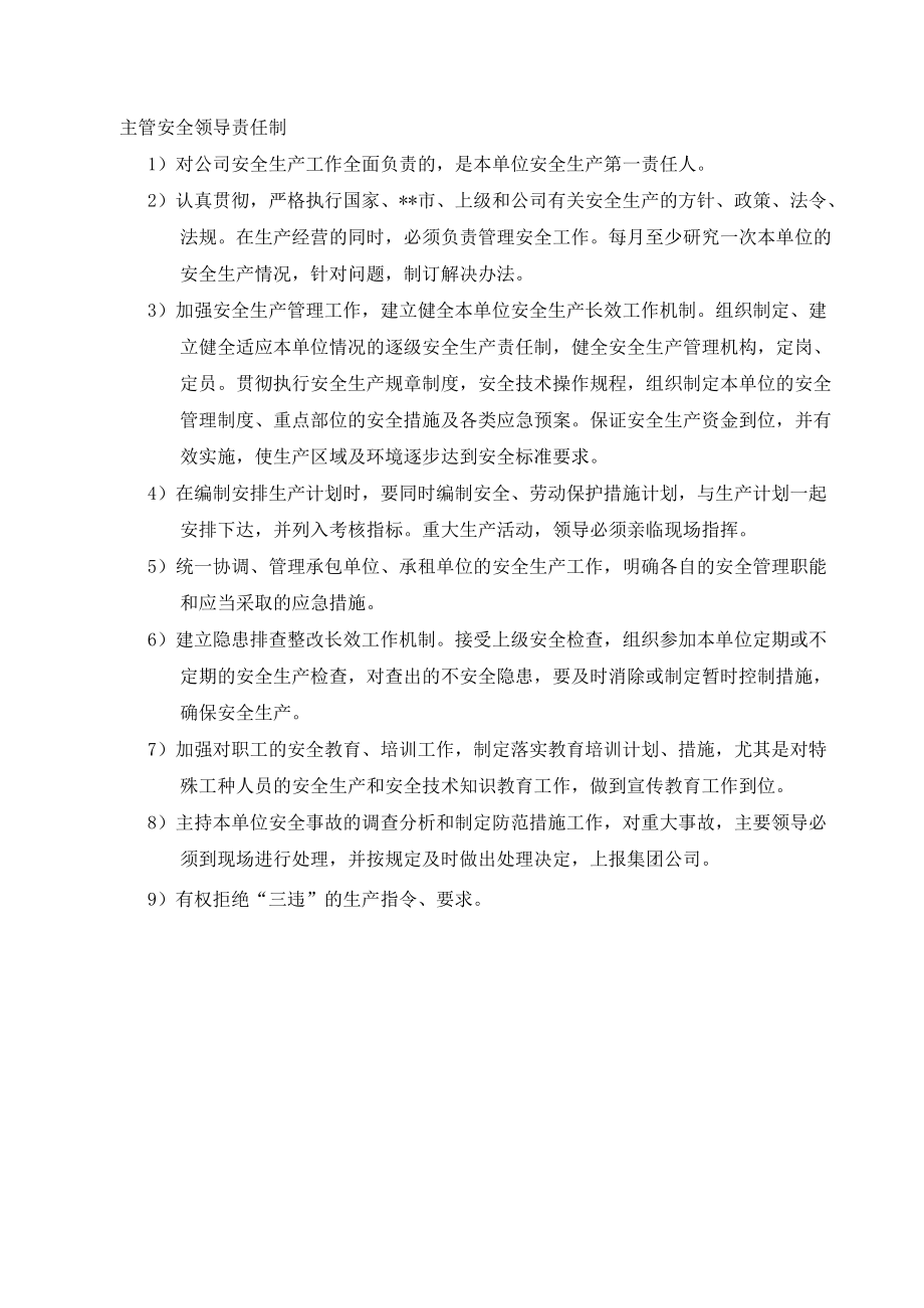 主管安全领导安全责任制.docx_第1页