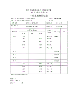 【30】金钟1#大桥11a-2,11a-3,11b-2,11b-3水准表.docx