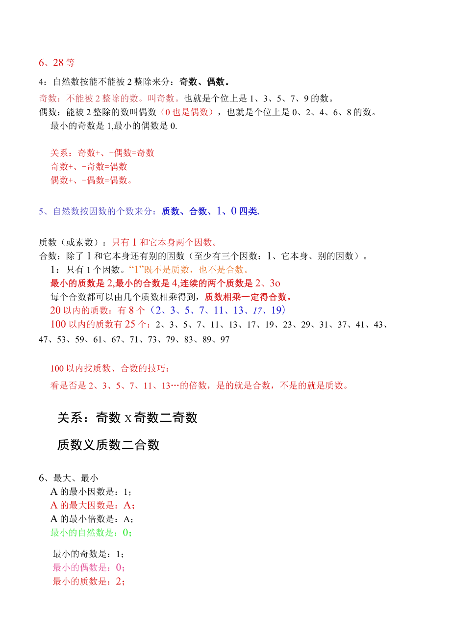 人教版五年级下册全册知识要点+课课练汇总集+五年级奥数题及答案.docx_第3页