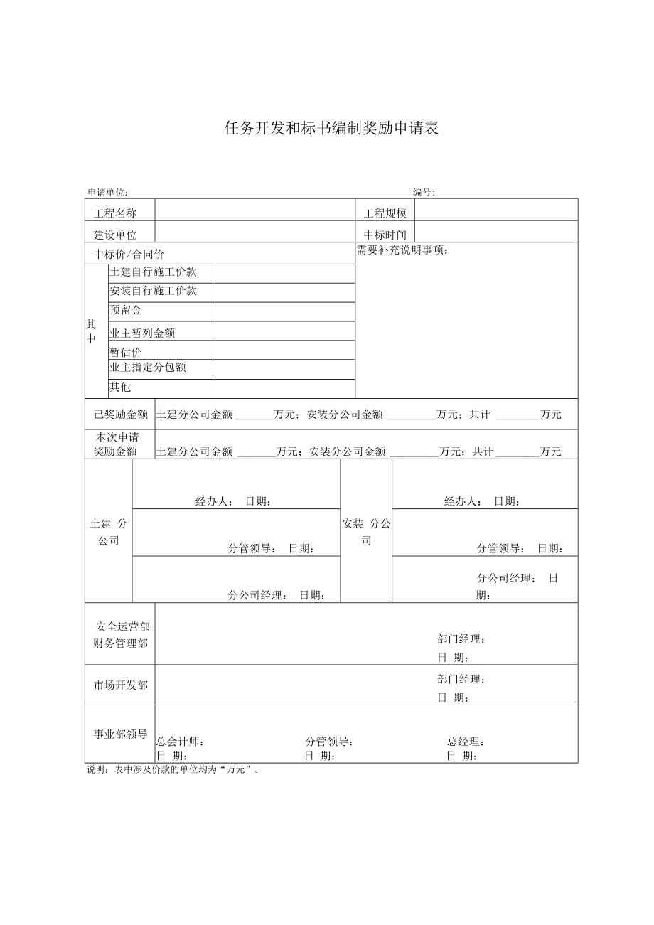 任务开发和标书编制奖励申请表.docx_第1页