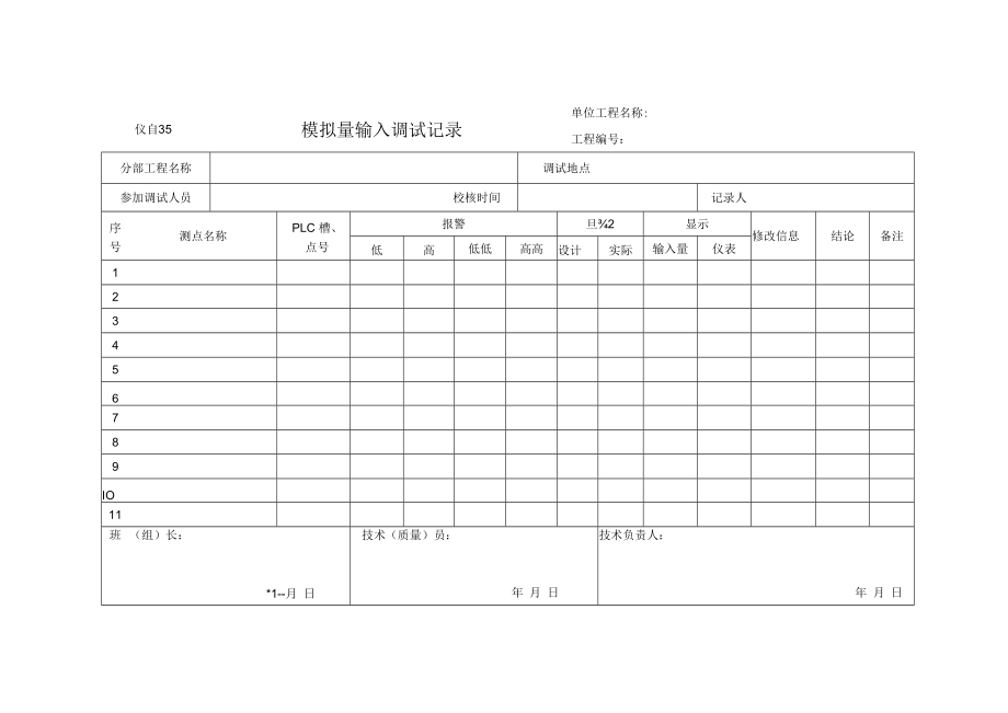 仪自31 模拟量输入调试记录.docx_第1页