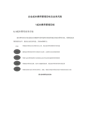 企业成本费用管理目标及业务风险.docx