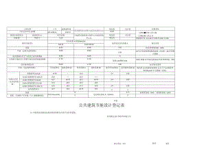 公共建筑节能设计登记表.docx