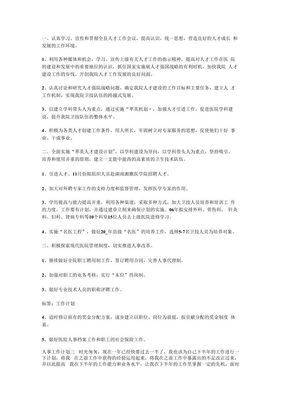 人事工作计划.docx_第2页