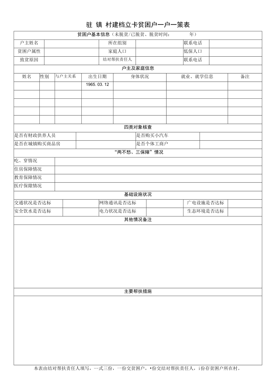 一户一策表（空表）.docx_第1页