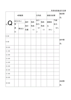 充装站设备运行记录.docx