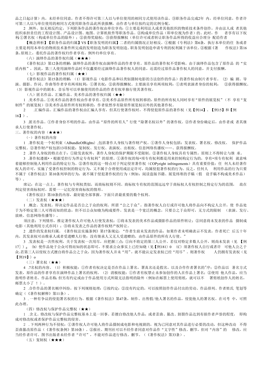 中国政法知识产权法考点总结.docx_第2页