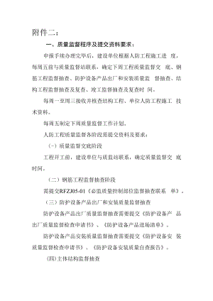 人防工程质量监督程序及提交资料要求和表格.docx