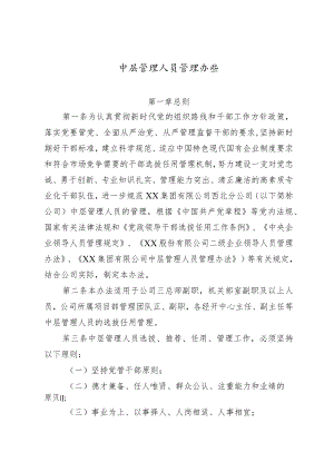 公司中层管理人员管理办法.docx