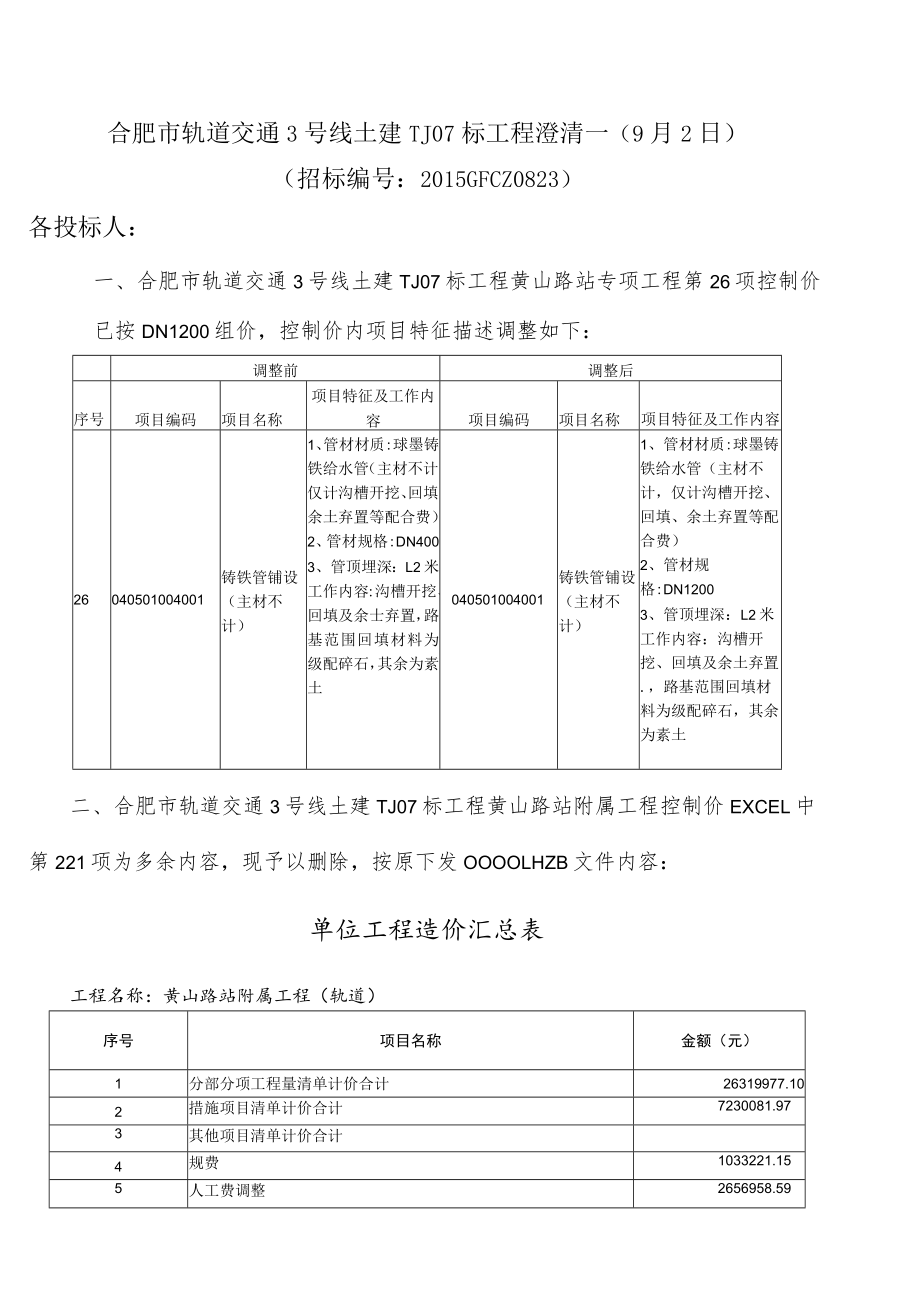 合肥市轨道交通3号线土建TJ07标工程补疑9.2.docx_第1页