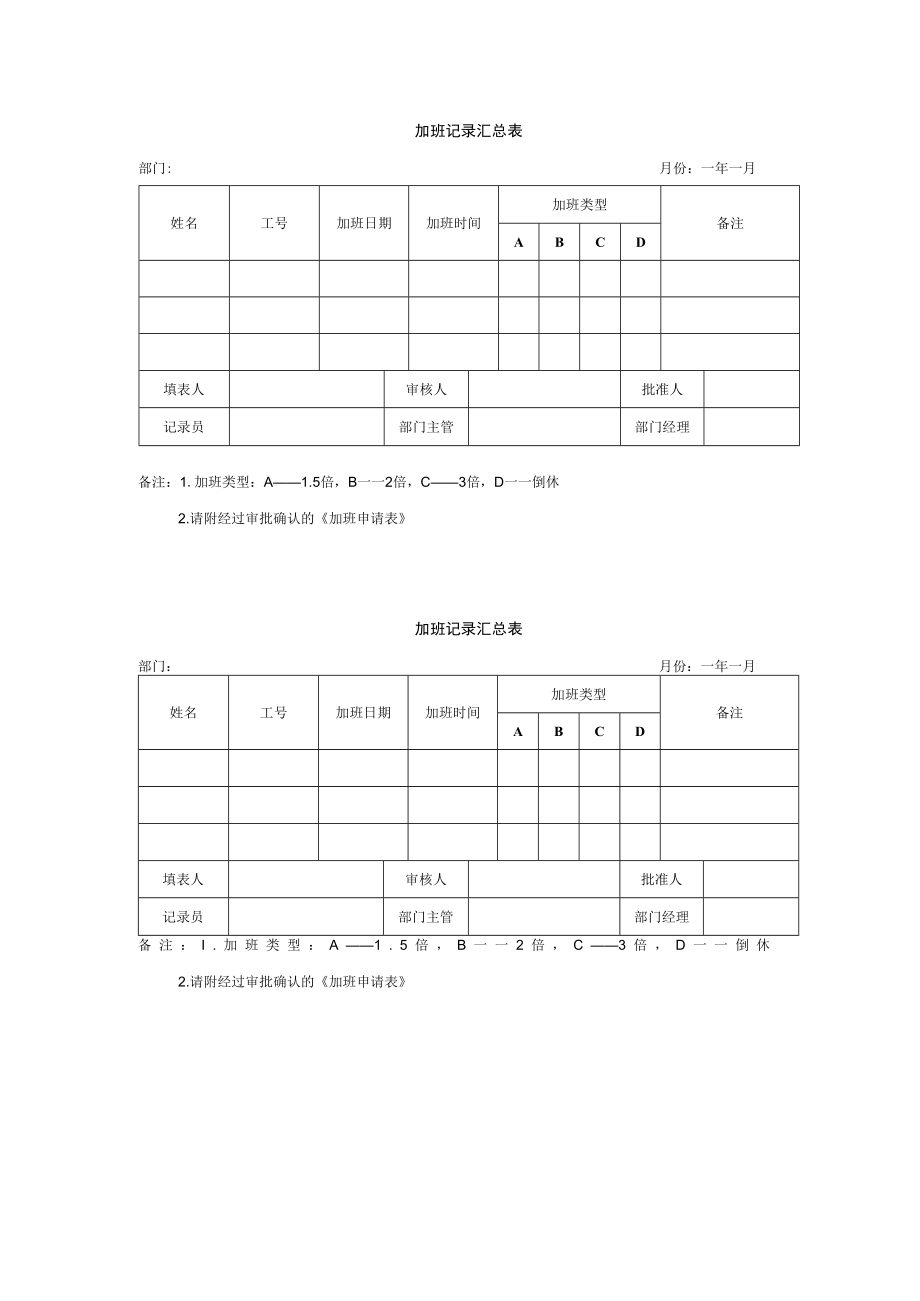 加班记录汇总表.docx_第1页