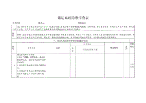 化工厂储运系统隐患排查表.docx