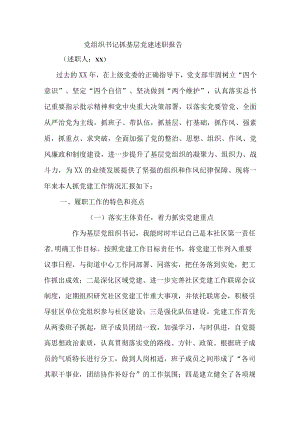 党组织书记抓基层党建述工作职报告.docx