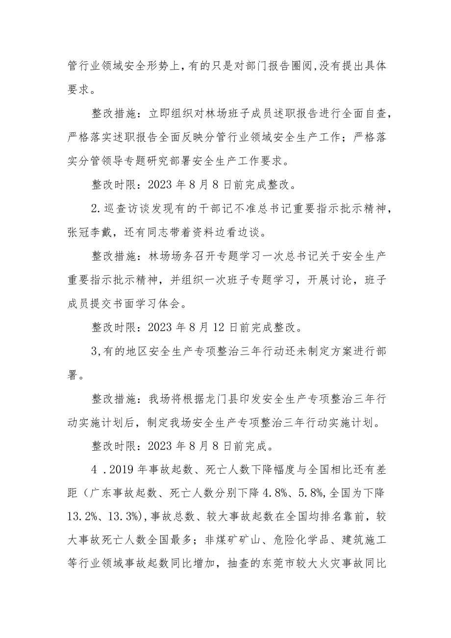 安全生产和消防工作考核巡查发现问题隐患整改工作方案.docx_第2页