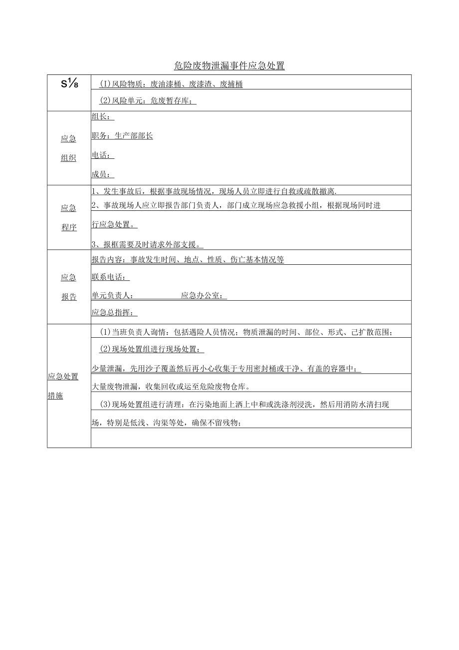 危险废物泄漏事件应急处置.docx_第1页