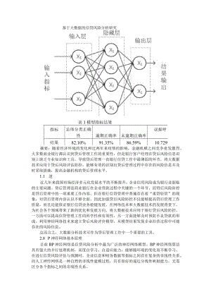 基于大数据的信贷风险分析研究 附大数据背景下商业银行风险管控浅析.docx