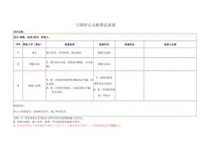 吊洞停止点检查记录表.docx