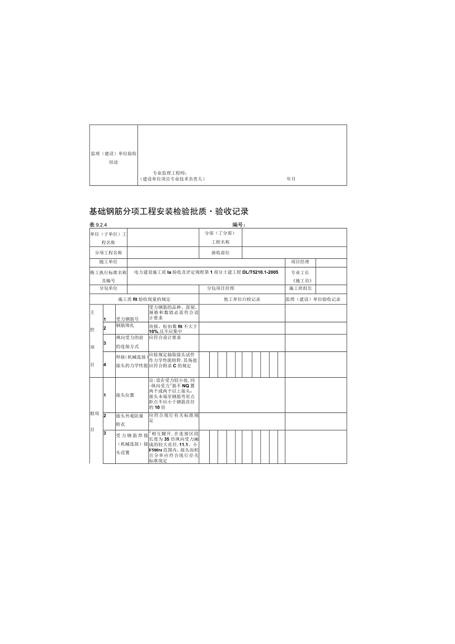 垫层混凝土分项工程检验批质量验收记录.docx_第3页