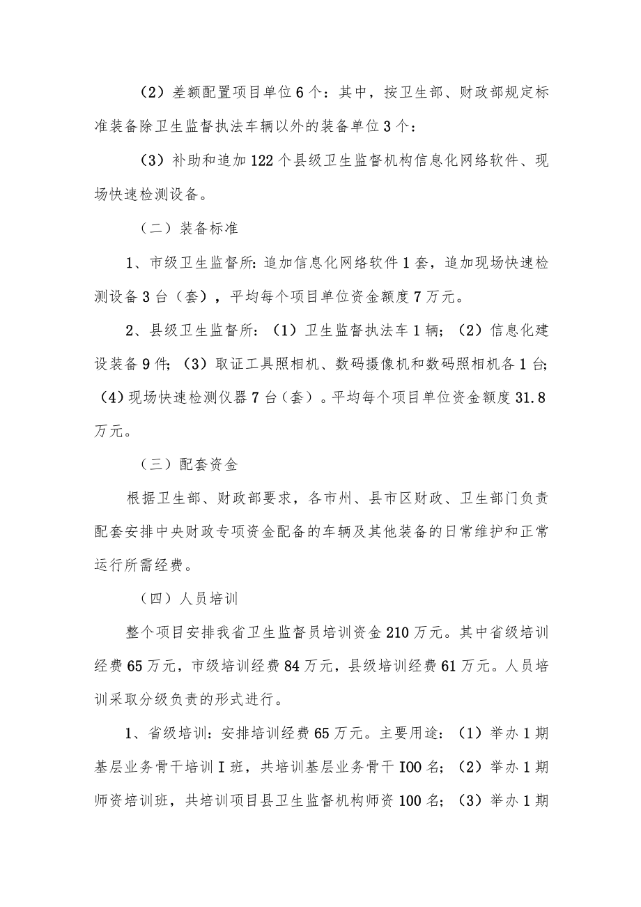 卫生监督机构能力建设项目实施方案.docx_第2页