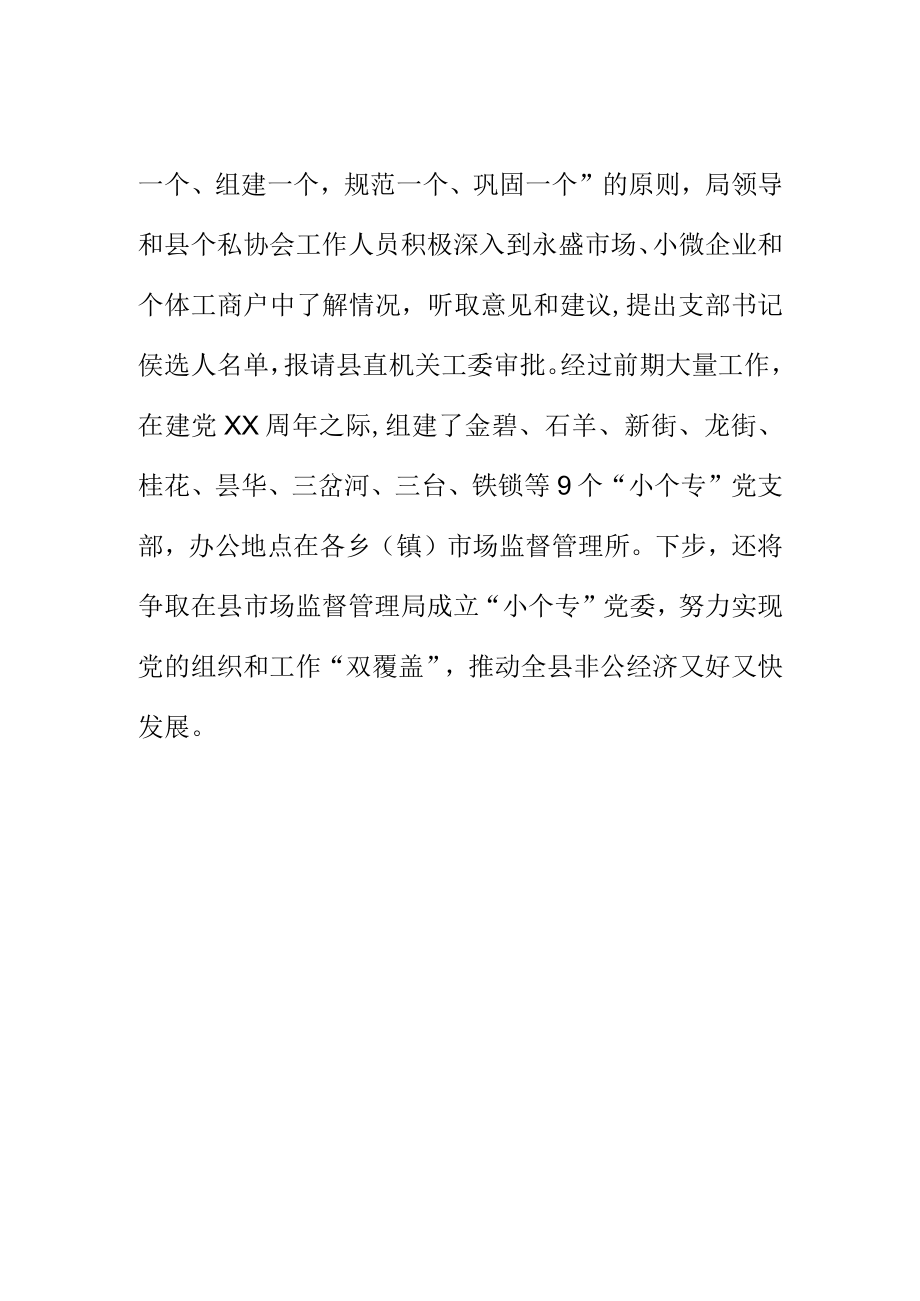 县市场监管部门多措并举积极组建“小个专”党支部.docx_第2页