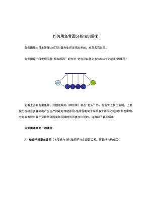 如何用鱼骨图分析培训需求.docx