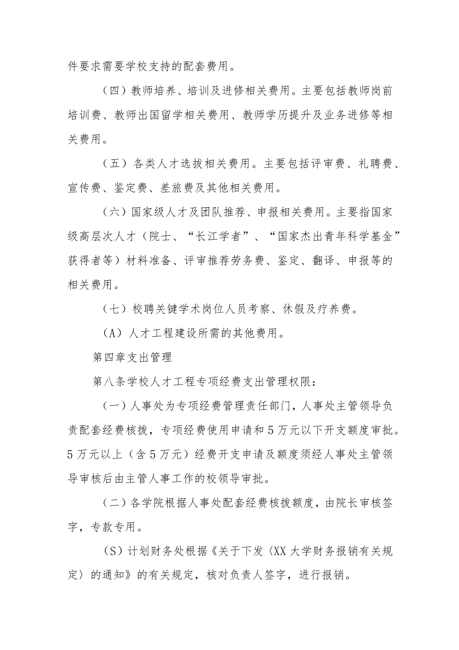 大学人才工程专项经费管理实施细则.docx_第3页