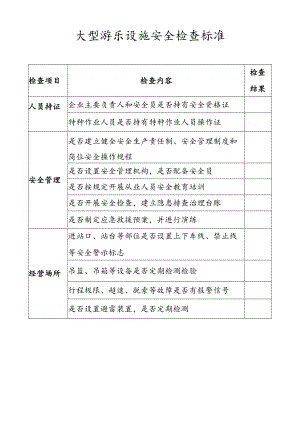 大型游乐设施安全检查标准.docx