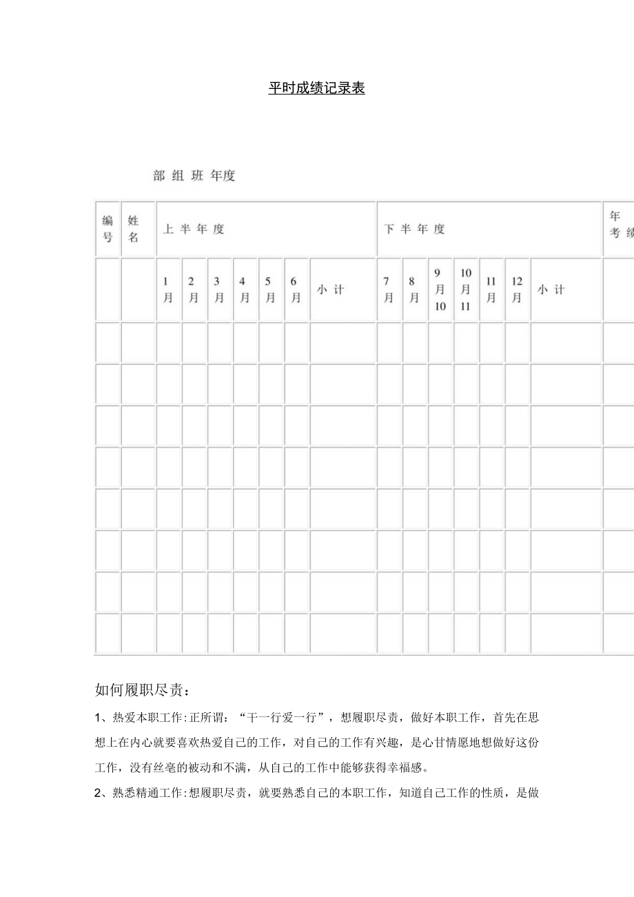 平时成绩记录表样板.docx_第1页