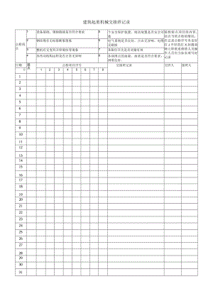 建筑起重机械交接班记录.docx