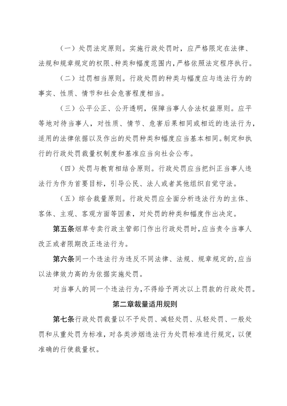 山西省烟草专卖局行政处罚裁量权制度.docx_第2页