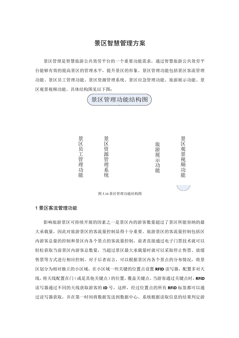 景区智慧管理方案.docx_第1页