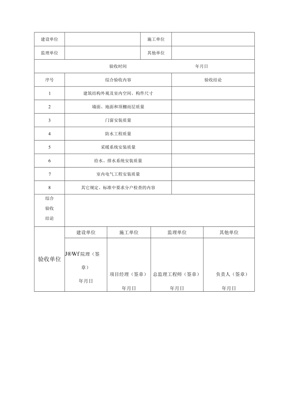 工程质量分户验收表.docx_第2页