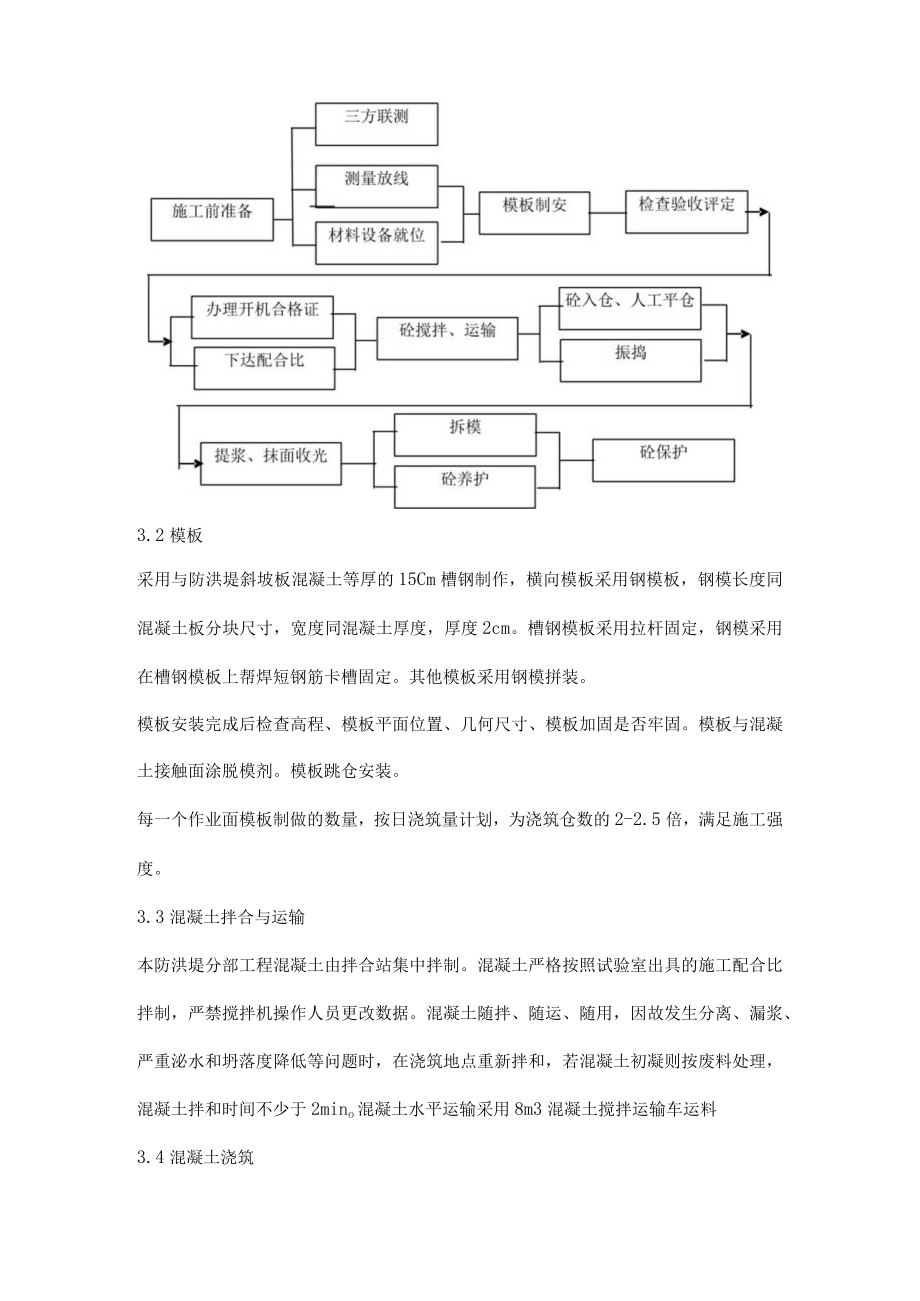 护坡、阻滑体、齿墙、混凝土施工工艺.docx_第2页