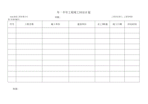 工程竣工回访计划.docx