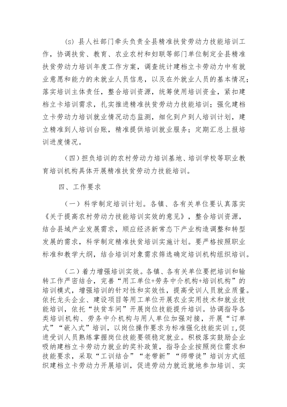 提升建档立卡劳动力技能水平实施方案范文.docx_第2页